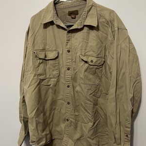 Faded Glory Men's Khaki Shirt Jacket
